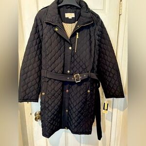 Michael Kors NWT Black Quilted Coat.
